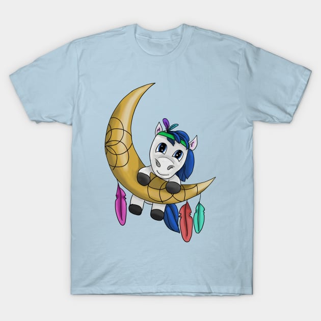 Pony and moon T-Shirt by Antiope